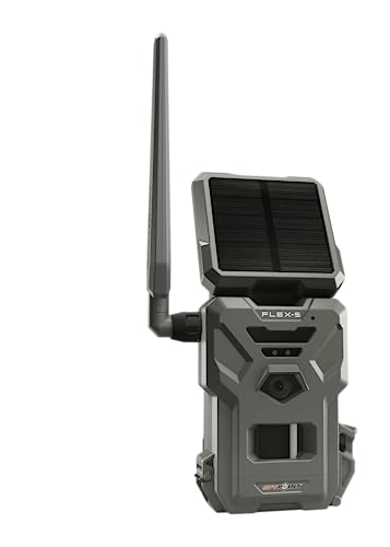 SPYPOINT Flex-S Solar Cellular Trail Camera with Integrated Solar Panel