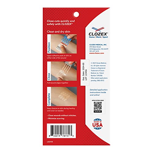 Clozex Emergency Laceration Closures