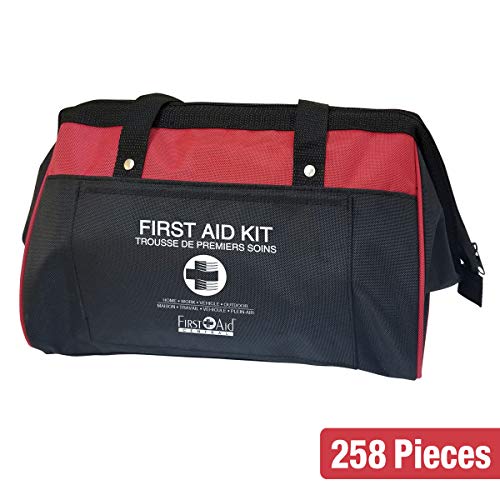 FIRST AID CENTRAL 258 Piece Deluxe Home First Aid Kit