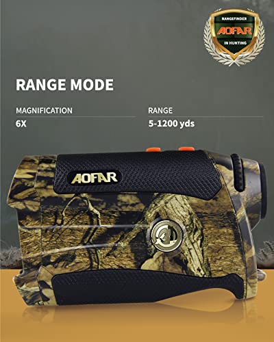 AOFAR HX-1200T Hunting Range Finder for Archery