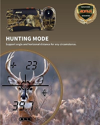 AOFAR HX-1200T Hunting Range Finder for Archery