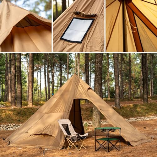 Hot Tent with Stove Jack 4-8 Person