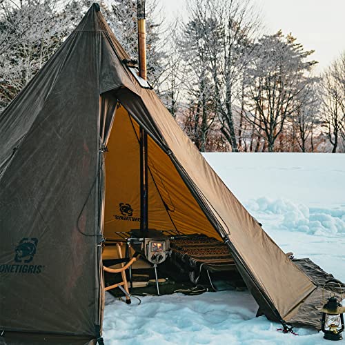 OneTigris Rock Fortress Hot Tent with Stove Jack Bushcraft Shelter