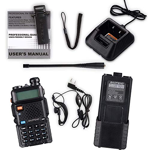 UV-5R 5W Handheld Radio with 3800mAh Battery