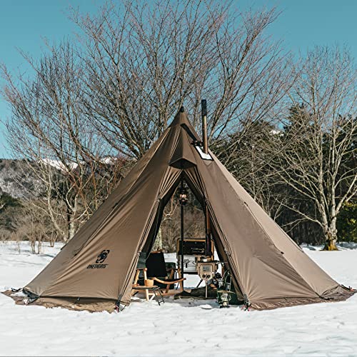 OneTigris Rock Fortress Hot Tent with Stove Jack Bushcraft Shelter